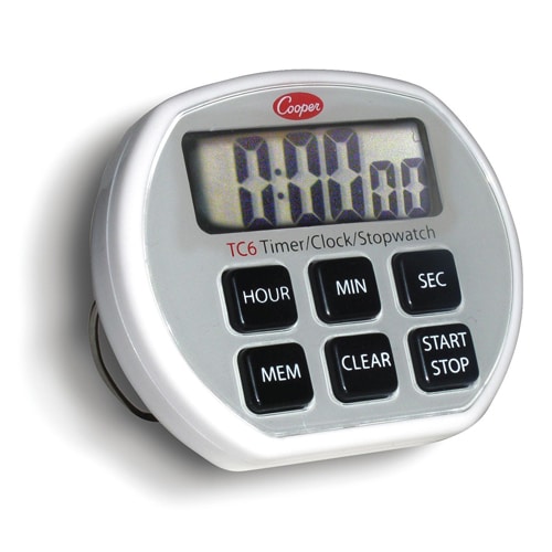 Timer Digital Cooper, Temporizador, Reloj