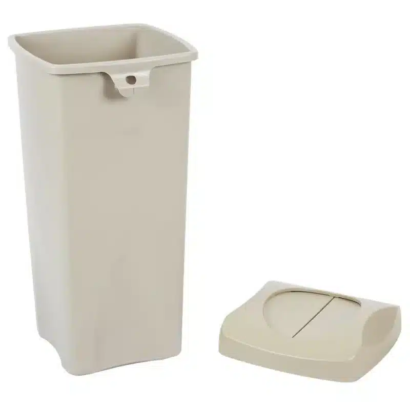 Línea de Limpieza | Artículos de Limpieza | Contenedor de Basura Cuadrado Rubbermaid | Edecomercial