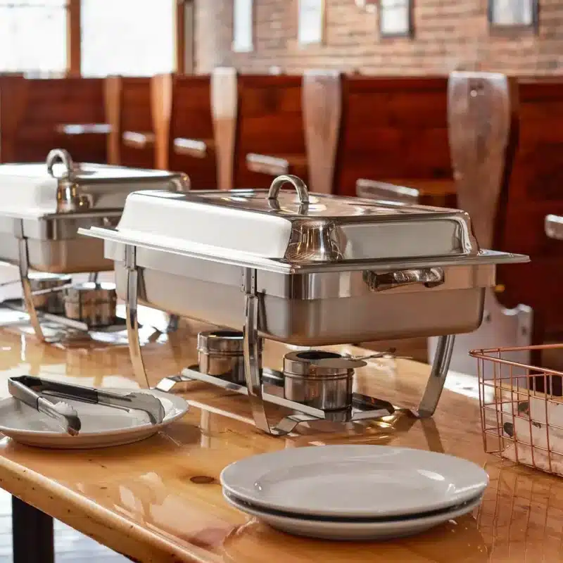 Equipo Para Bar y Banquetes | Chafer Entero con Agarradera | Edecomercial